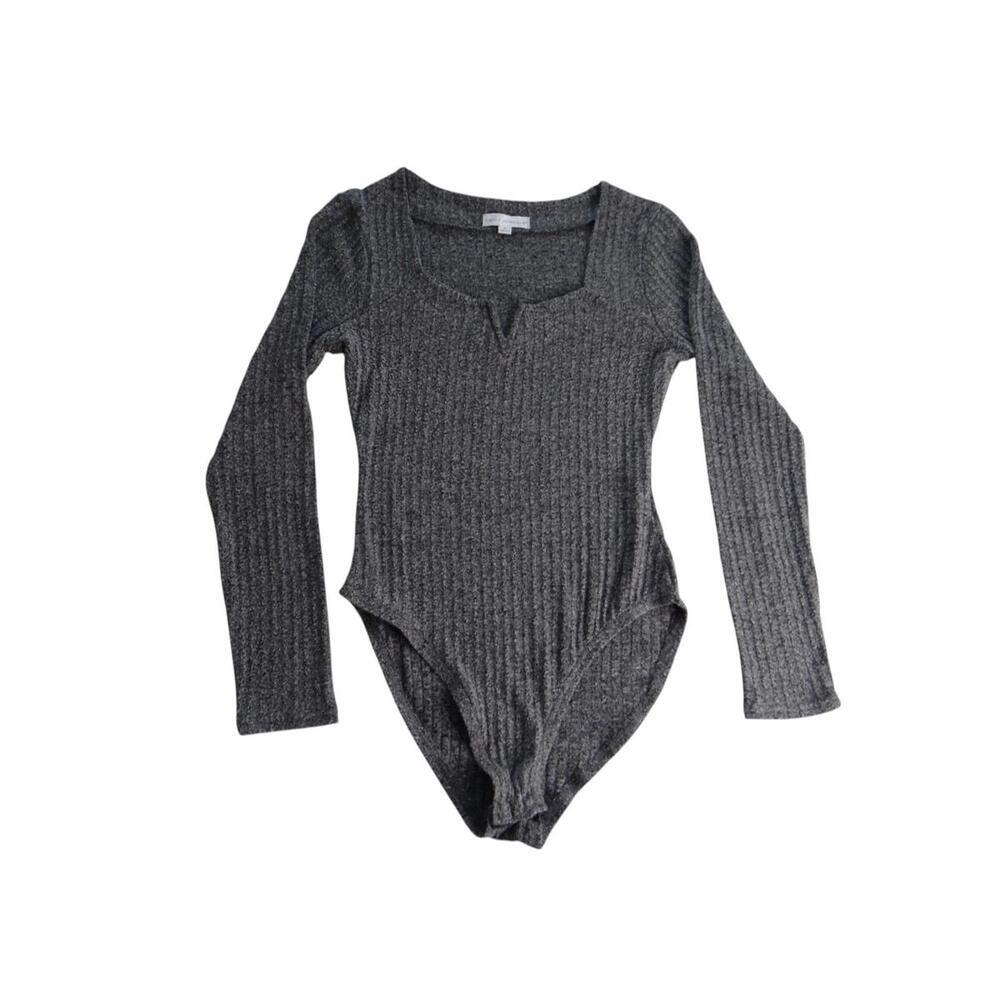 Coco + Jaime Son Long Sleeve Ribbed Bodysuit - Size‎ M